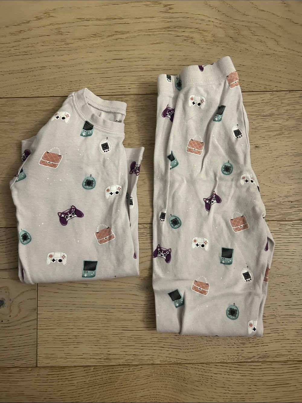 PETIT LEM Kids Video Games Print Pajama Set - Picture 2 of 2